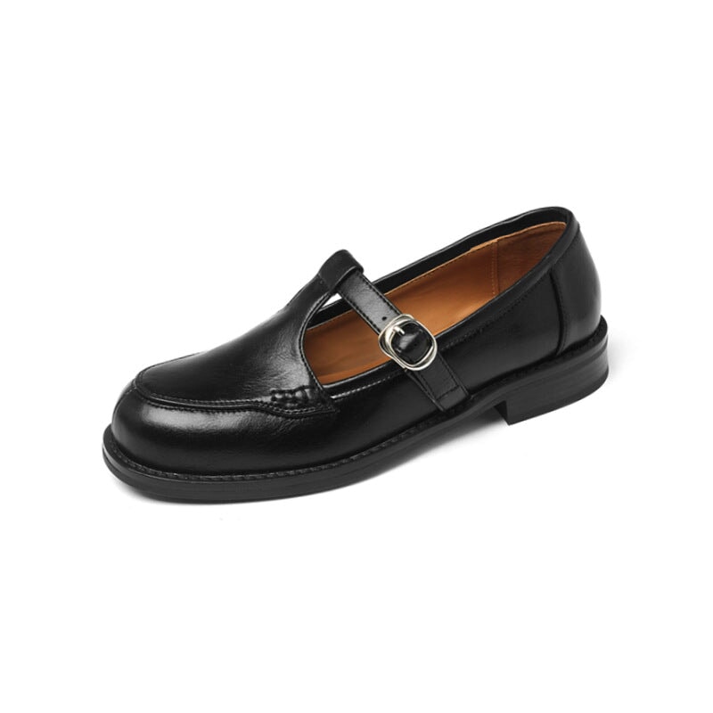 Christabel™ | Handgefertigte Mary Jane Schuhe mit T-Riemen