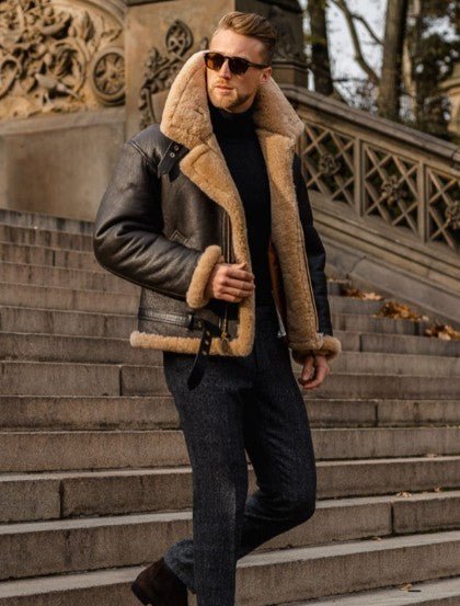 Fletcher™ | Premium Lammlederjacke