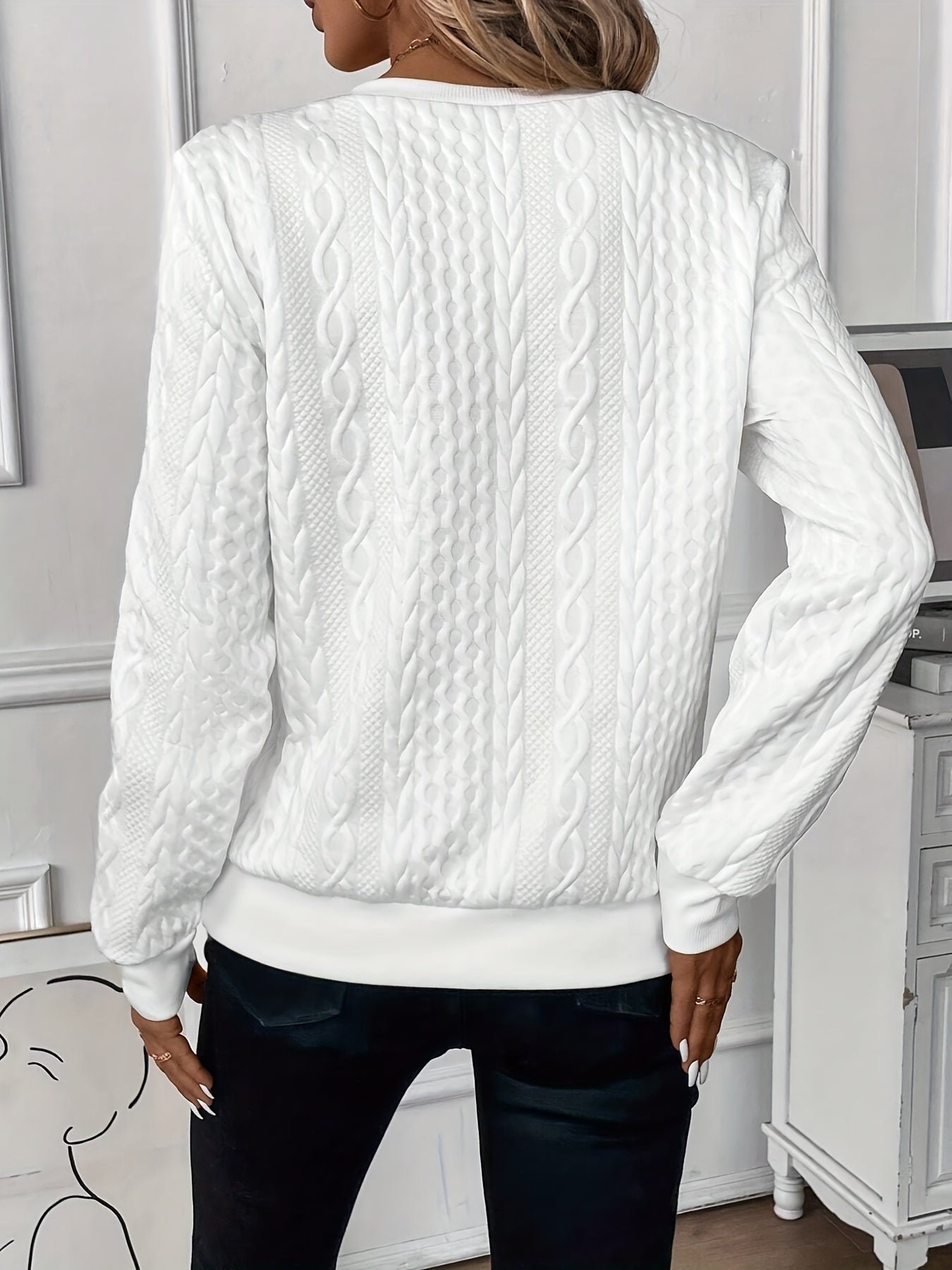 Julia | Eleganter Strickpullover mit Reißverschluss