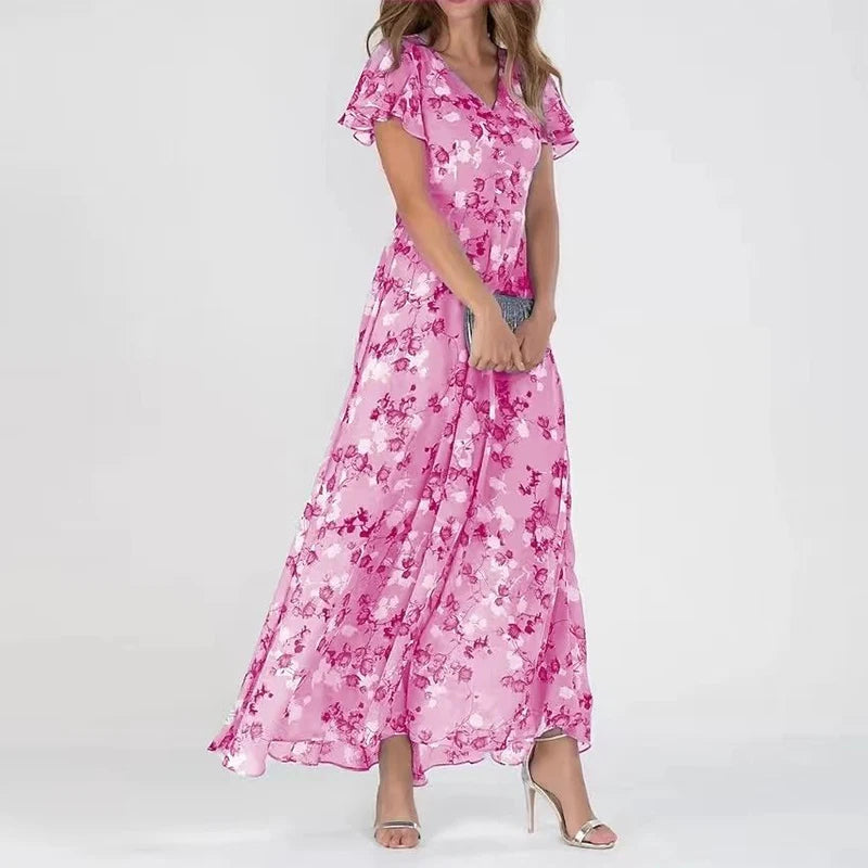 Katarzyna - Glamour Kleid, das den Bauch verdeckt