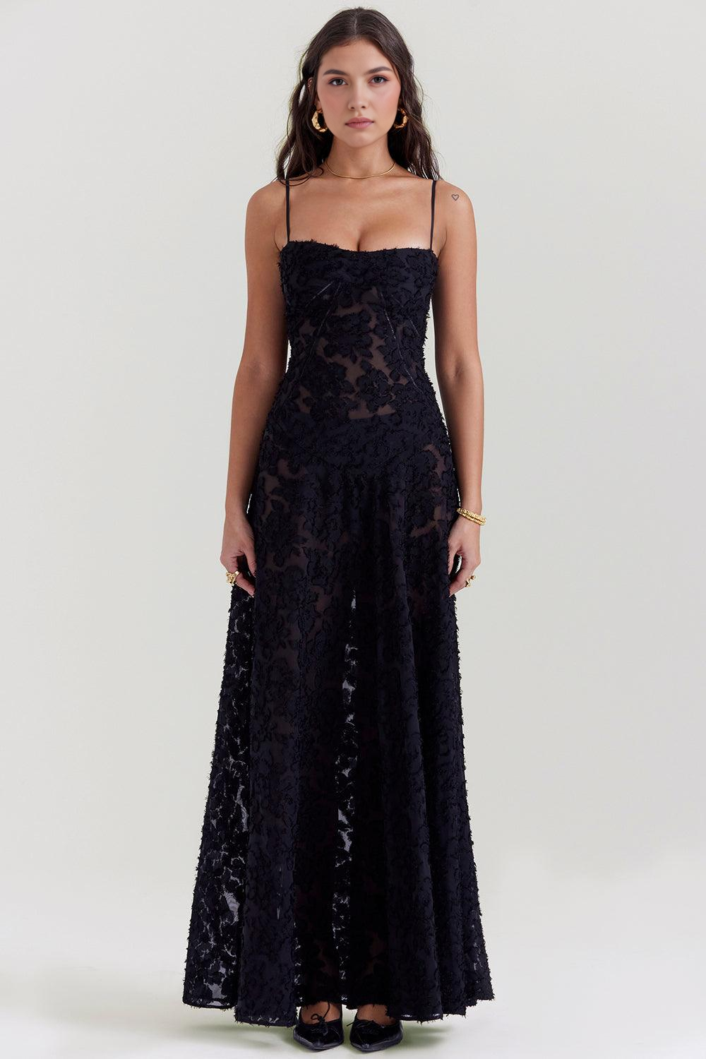 Maphie | Lange Blumen Kleid