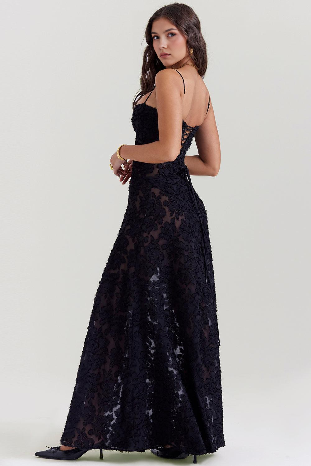 Maphie | Lange Blumen Kleid