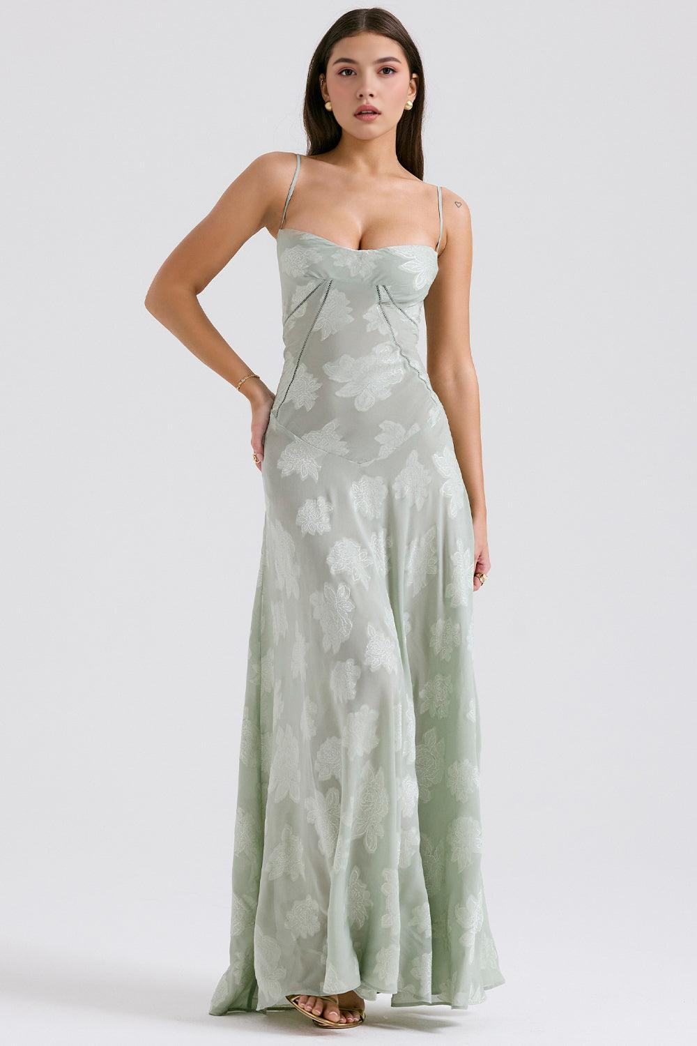 Maphie | Lange Blumen Kleid