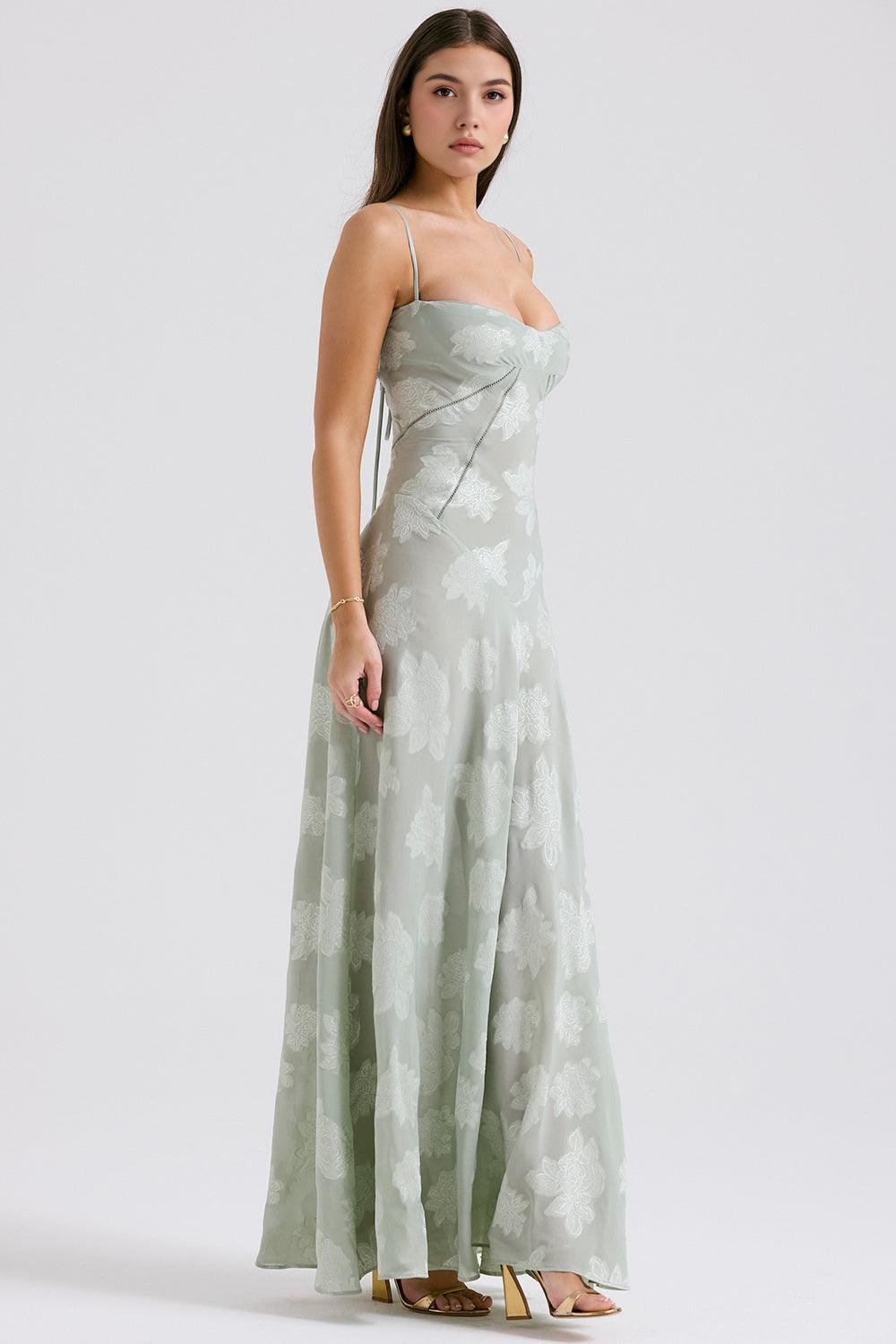 Maphie | Lange Blumen Kleid
