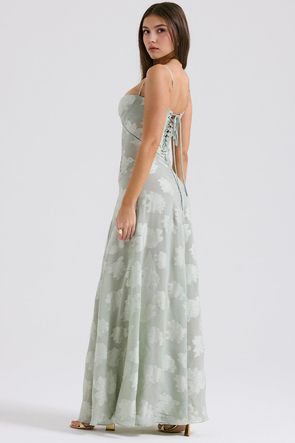 Maphie | Lange Blumen Kleid