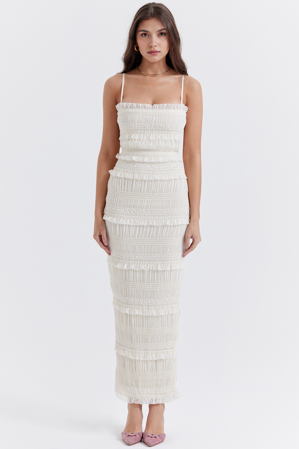 Adya | Langes Streifenkleid