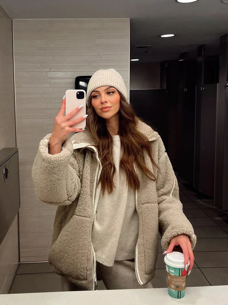Anastazja | Weiche warme Winterjacke