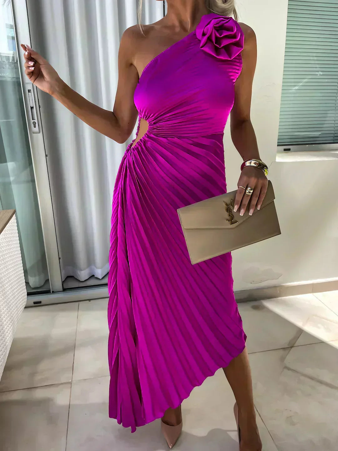 Lizbeth - Kleid mit Blumen-Trägern