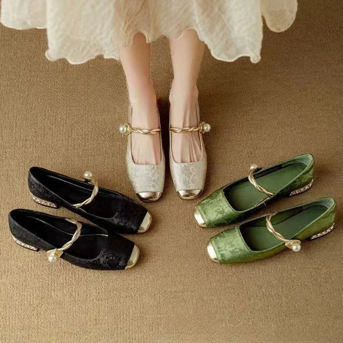 Cecilia™ | Perlen Ballerinas Mary Jane