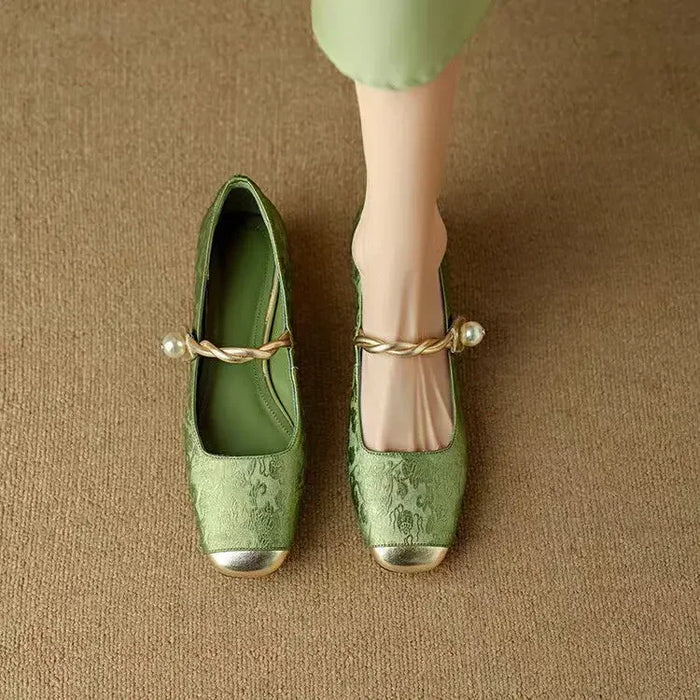 Cecilia™ | Perlen Ballerinas Mary Jane