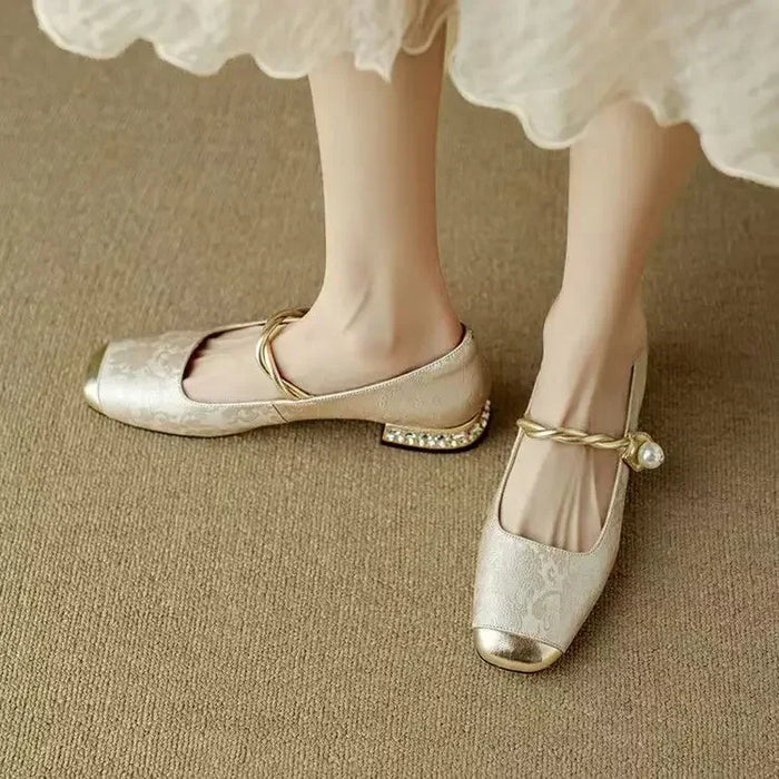 Cecilia™ | Perlen Ballerinas Mary Jane