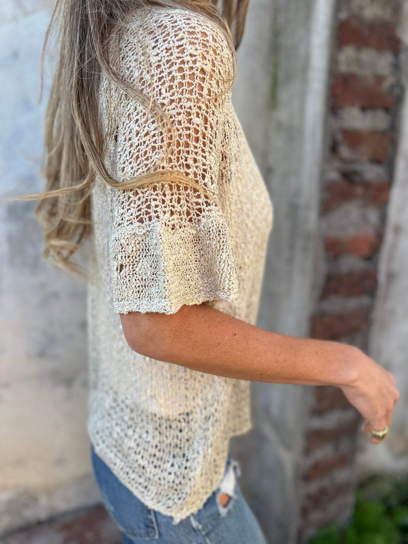 Ivonie | Elegante Strukturbluse