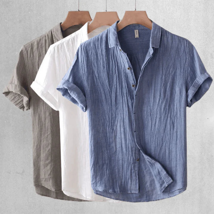 Savrani™ | Elegante Kurzarmhemd mit Knöpfen
