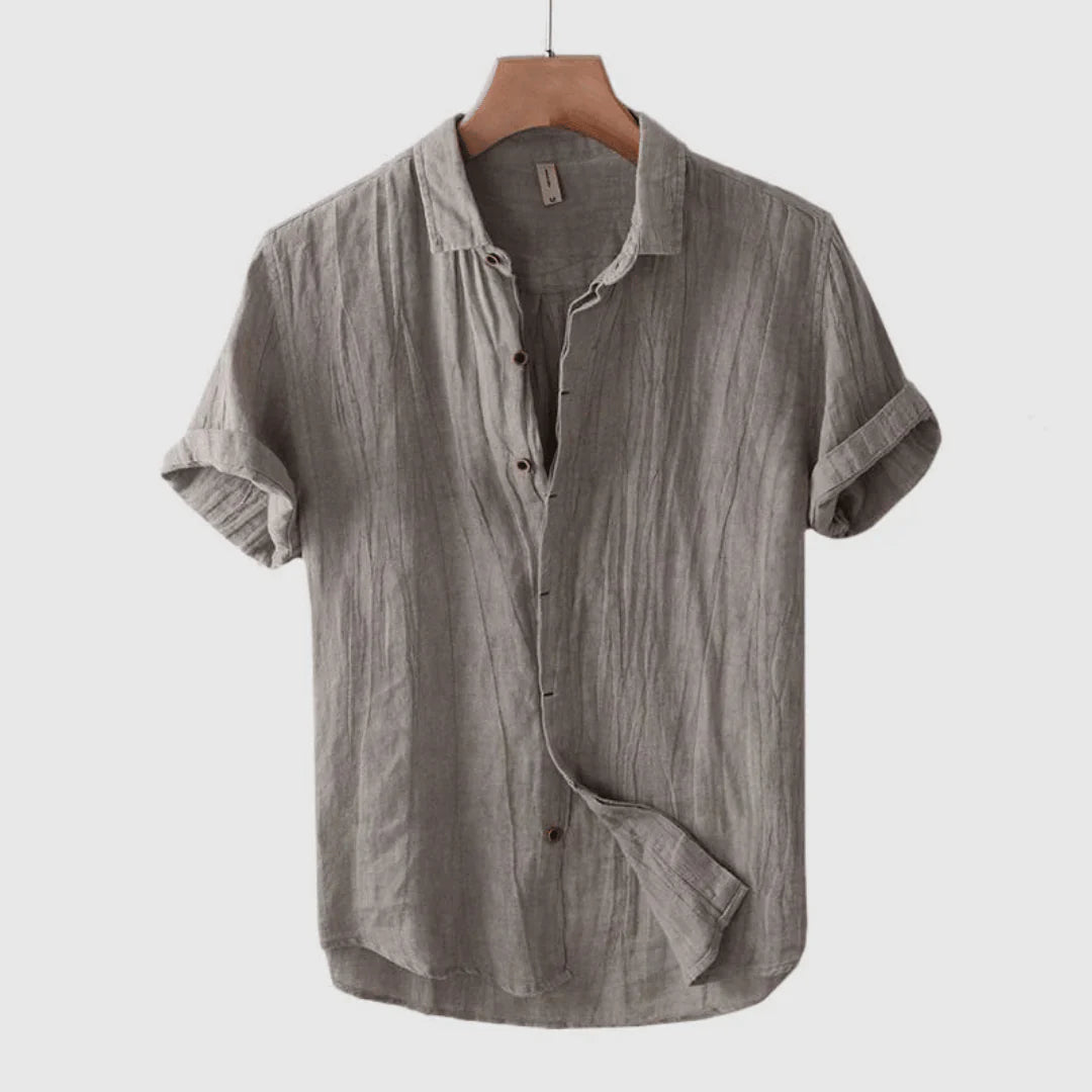 Savrani™ | Elegante Kurzarmhemd mit Knöpfen