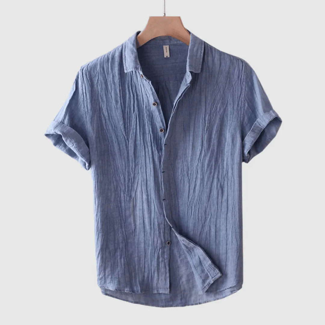 Savrani™ | Elegante Kurzarmhemd mit Knöpfen
