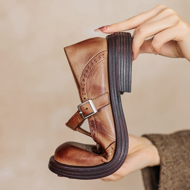 Velda™ | Elegante Mary Janes aus Leder