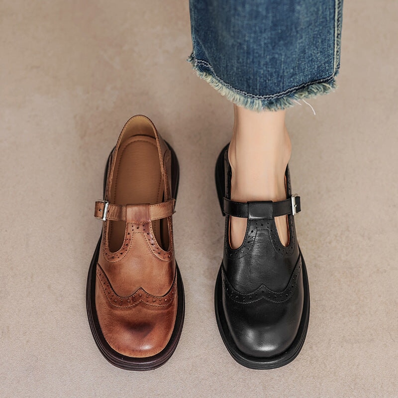 Velda™ | Elegante Mary Janes aus Leder