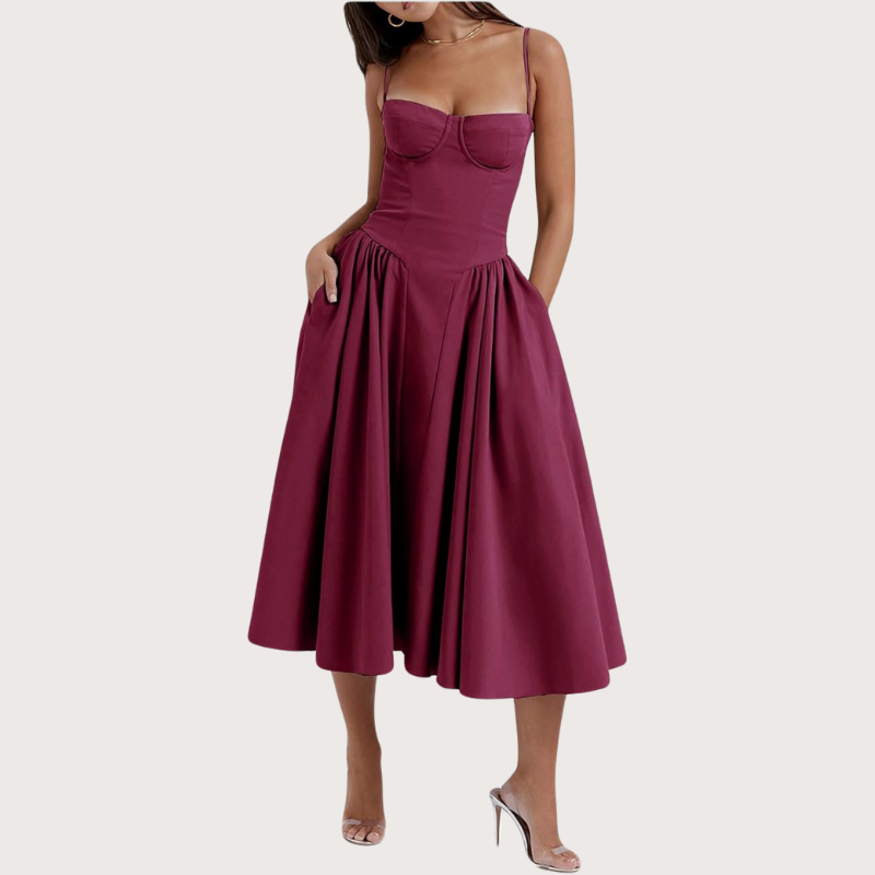 Giuseppa | Elegantes Midi-Kleid