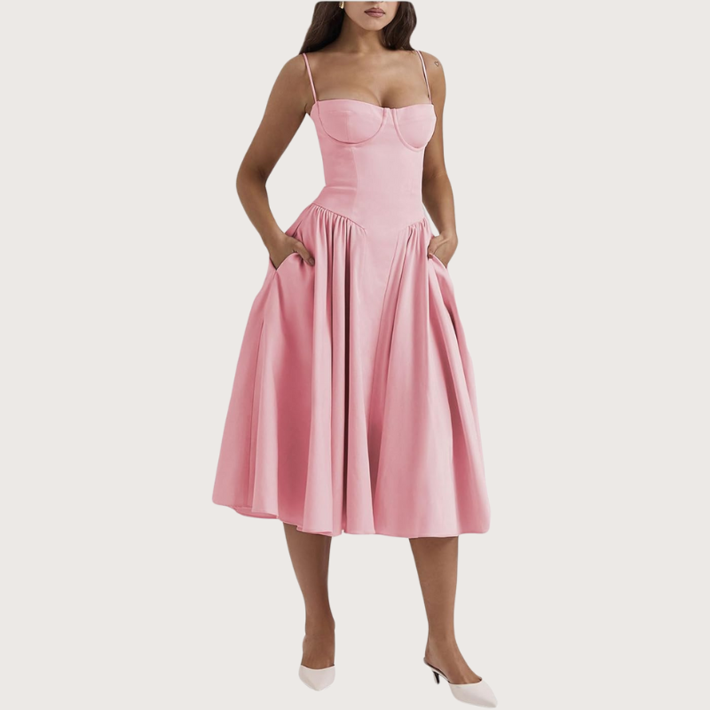 Giuseppa | Elegantes Midi-Kleid