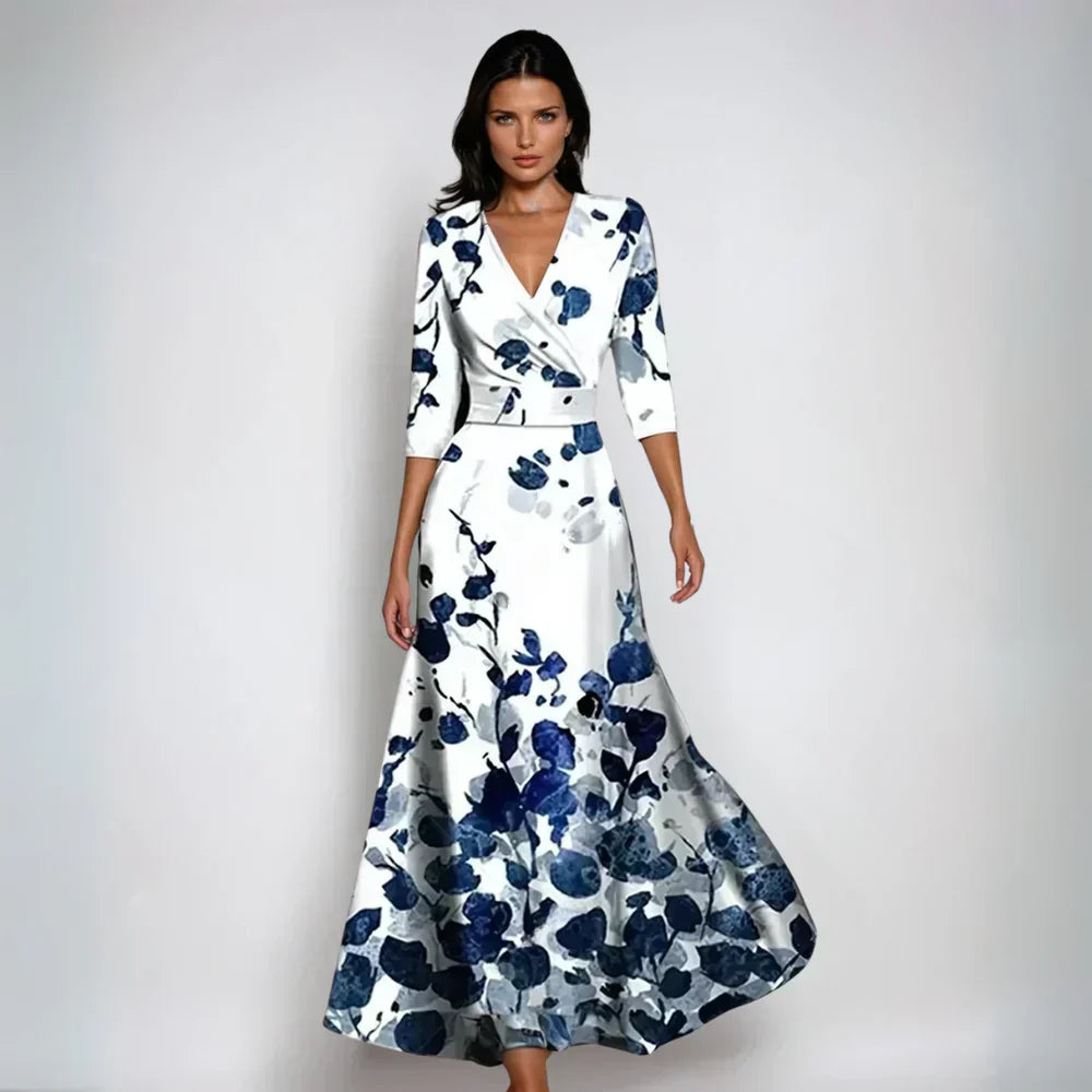 Emily | Ausgestellte Blumenkleid