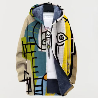 Mira | Sweatshirt mit abstrakter Kunst