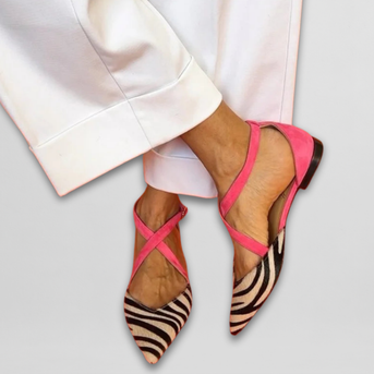 Élise™ | Ballerinas mit Riemen
