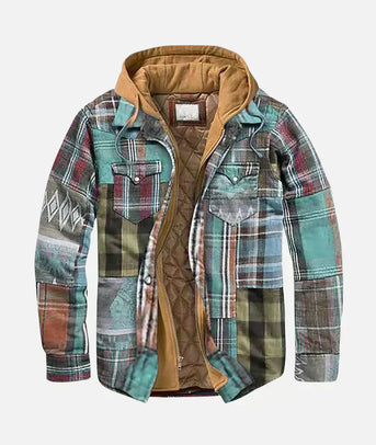 Yves™ | Karierte Patchworkjacke