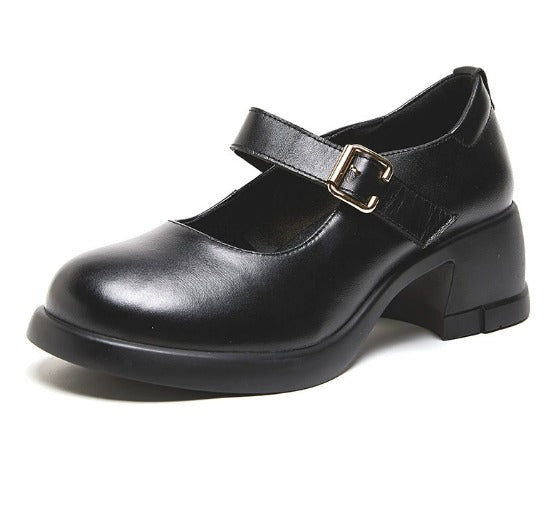 Agnes™ | Leder Mary Janes Agnes