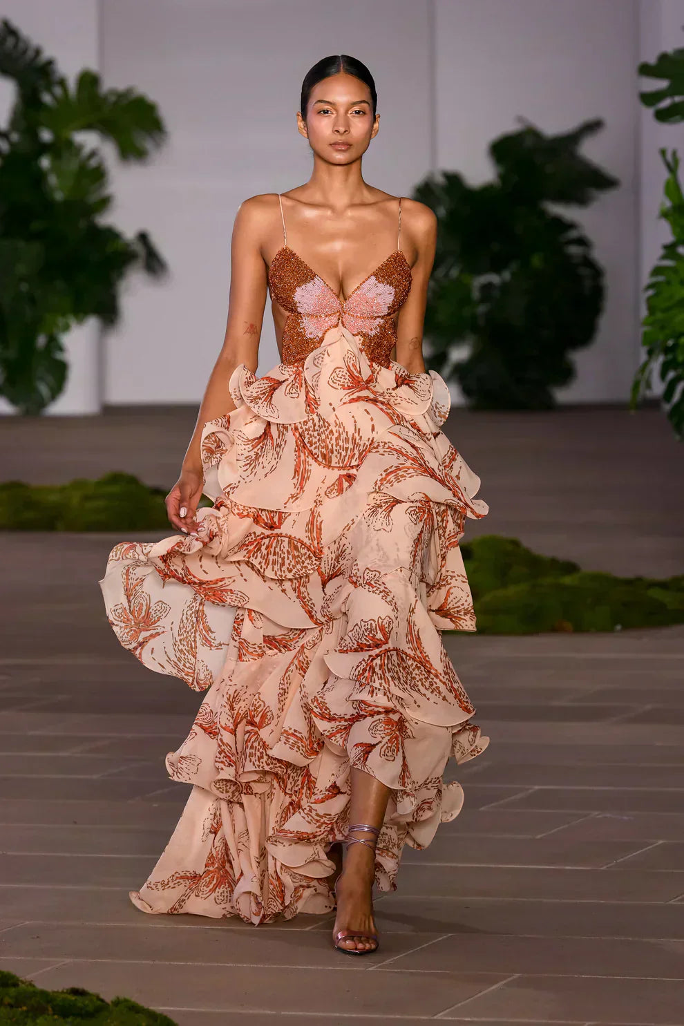 Nahia | Kleid mit Rüschen