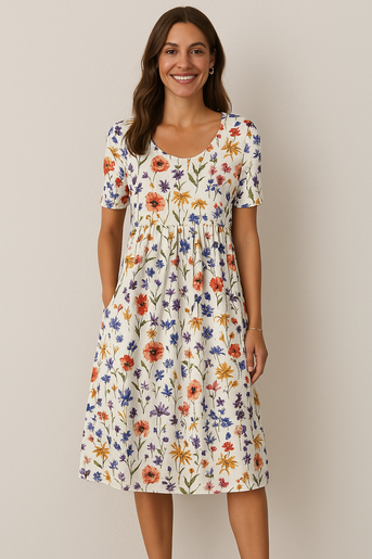 Gigi | Elegantes Blumenkleid
