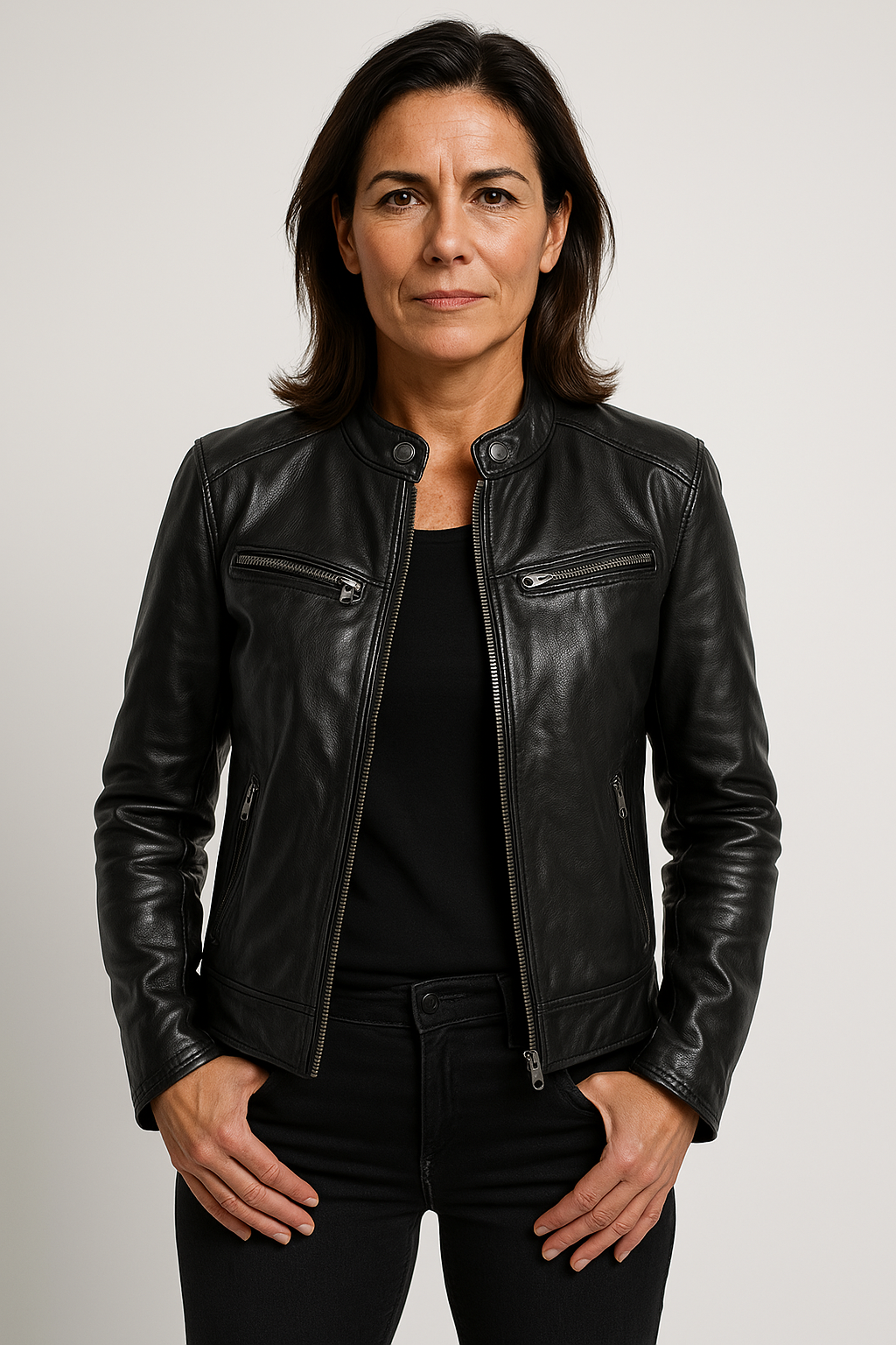 Bonnie® | Lederjacke im Casual-Stil
