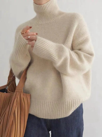 Isabella - Pullover mit hohem Kragen