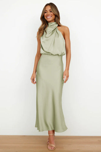Benthe - Midi-Kleid mit Off-the-Shoulder-Design