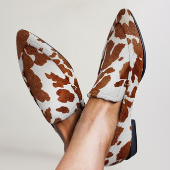 Leona | Elegante Mokassins mit niedrigem Absatz