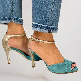Liv | High Heels mit offenen Zehen und Riemenverschluss