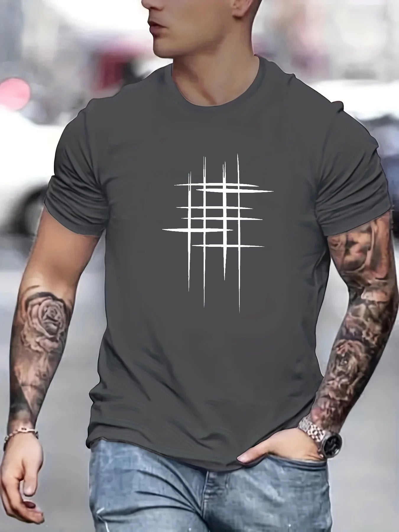Savrani™ | Elegantes T-Shirt mit Kurzarm und Grafik