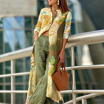 Miréliane – Elegantes Leinen-Set