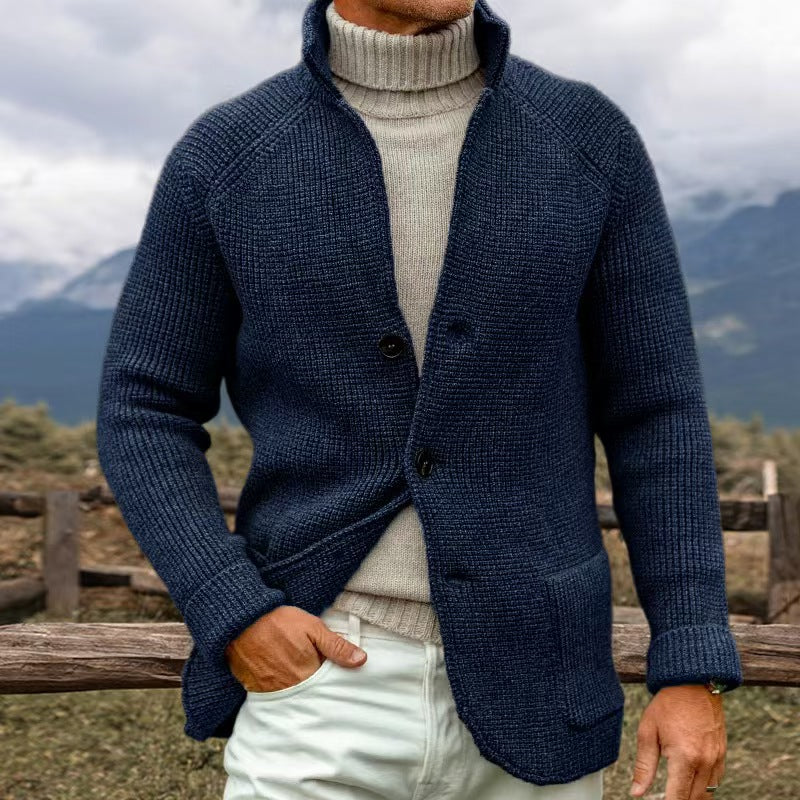 Jett - STRICKJACKE AUS DICKEM STRICK
