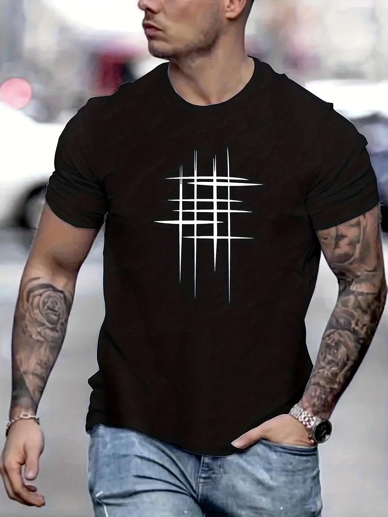Savrani™ | Elegantes T-Shirt mit Kurzarm und Grafik