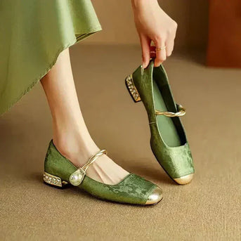 Cecilia™ | Perlen Ballerinas Mary Jane
