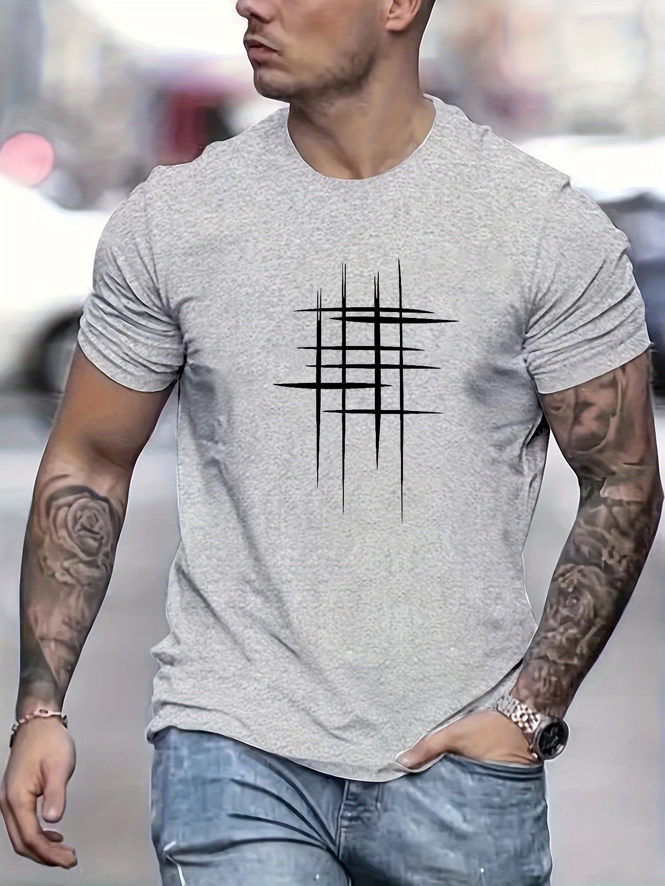Savrani™ | Elegantes T-Shirt mit Kurzarm und Grafik