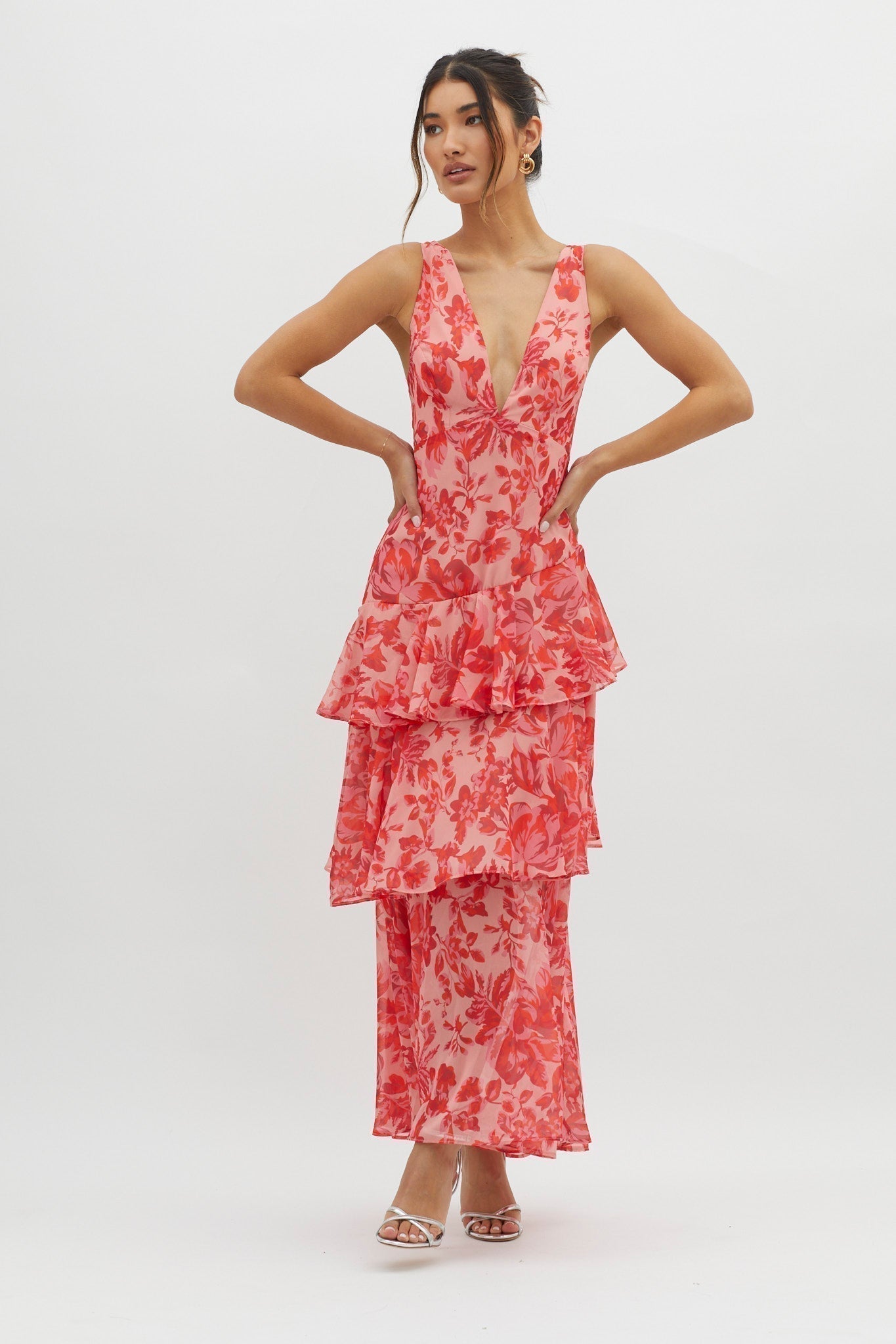 Faye™ | Midi Kleid Bloom Shift