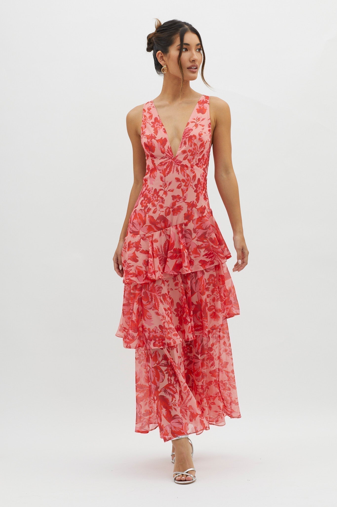 Faye™ | Midi Kleid Bloom Shift
