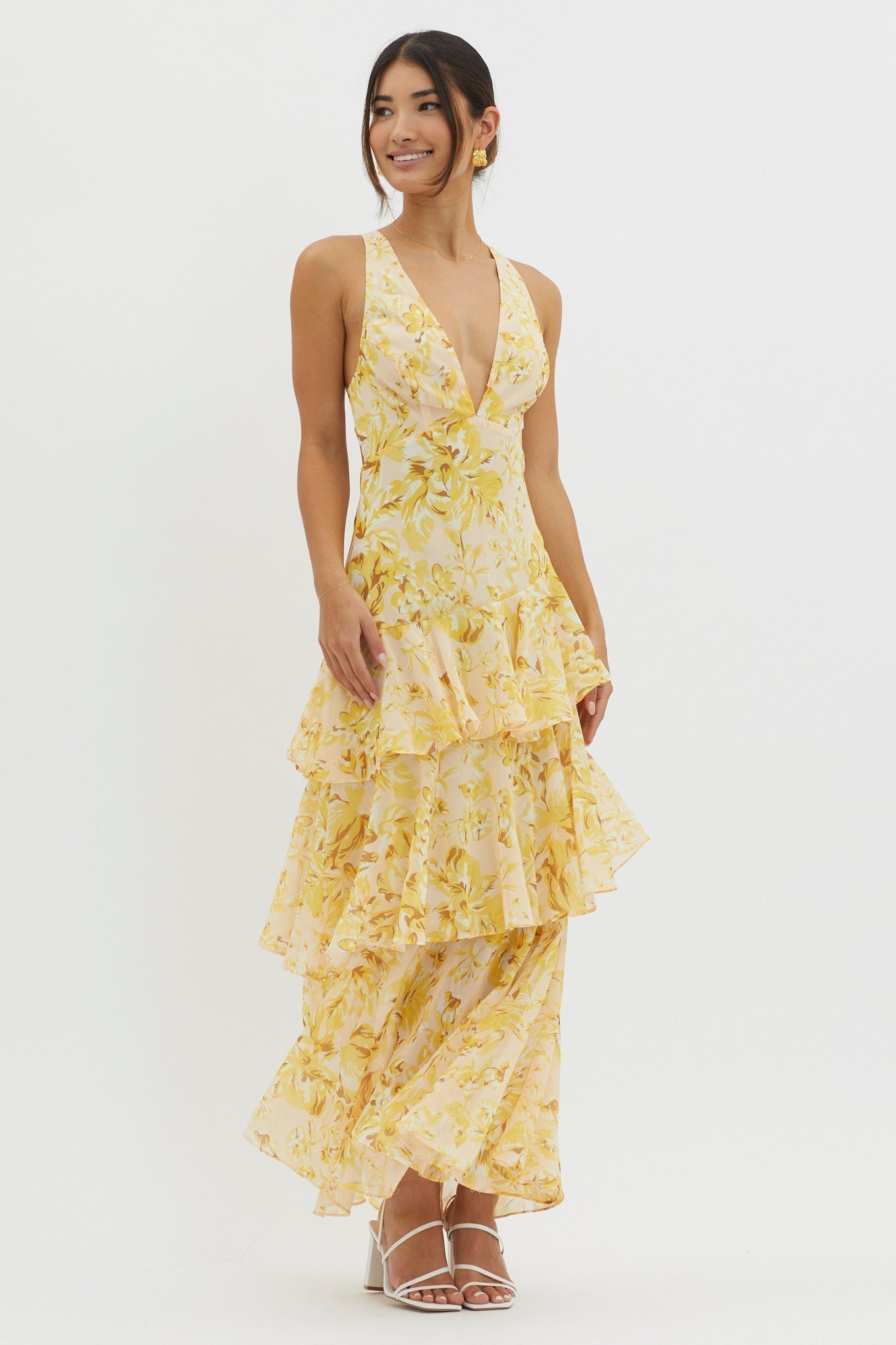 Faye™ | Midi Kleid Bloom Shift
