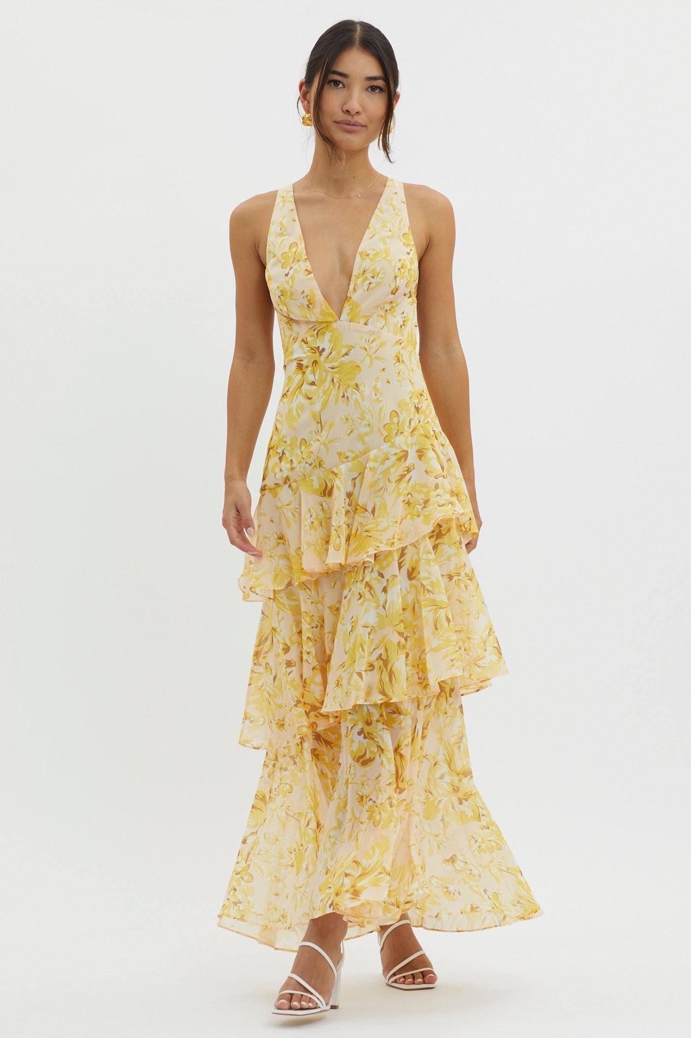 Faye™ | Midi Kleid Bloom Shift