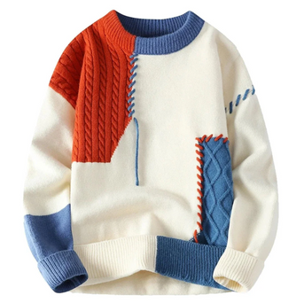 Tomasz | Patchwork-Pullover