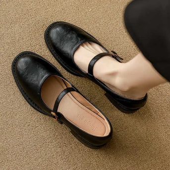 Amanda™ | Klassische Bequeme Mary Janes Aus Leder