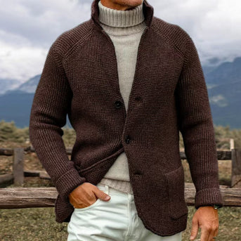 Jett - STRICKJACKE AUS DICKEM STRICK