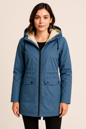 Diane | Verlängerte Winterjacke mit weichem Fell