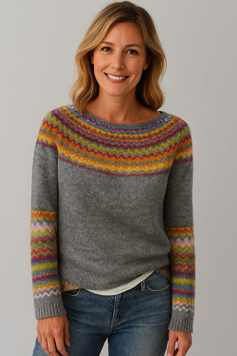 Lucie | Retro Winterpullover